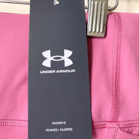 NWT Under Armour Meridian Crop Leggings, Rose Pink, Size Small - Picture 7 of 8